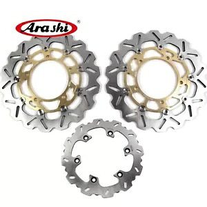 フロント & リアブレーキディスクロータースズキハヤブサ GSX1300R 08-15 GSXR1300 G Front & Rear Brake Disc Rotors For Suzuki Hayabusa GSX1300R 08-15 GSXR1300 G 【並行輸入品】