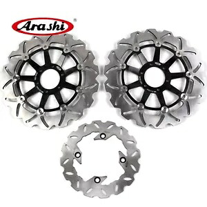 嵐フロントリアブレーキディスクローターホンダ CBR900RR CBR 900RR 1992 1993 BK 9 Arashi Front Rear Brake Disc Rotors For Honda CBR900RR CBR 900RR 1992 1993 BK 9 【並行輸入品】