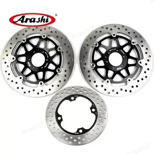 嵐 フロント & リア ブレーキ ディスク ローター ホンダ CBR900RR 1994 1995 1996 1997 BK Arashi Front & Rear Brake Disc Rotors For Honda CBR900RR 1994 1995 1996 1997 BK 【並行輸入品】