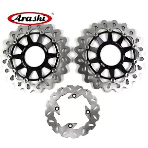 嵐 1 セットフロント & リアブレーキディスクローターホンダ CBR1000RR 2008-2015 09 10 Arashi 1 Set Front & Rear Brake Disc Rotor For HONDA CBR1000RR 2008-2015 09 10 【並行輸入品】