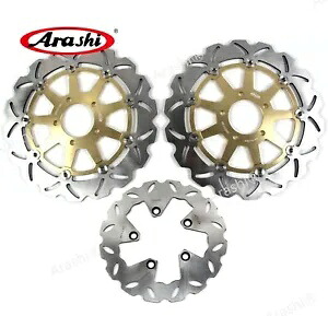 フロント & リアブレーキディスクロータースズキハヤブサ GSX-1300R 1999 - 2007 2006 G Front & Rear Brake Disc Rotors For Suzuki Hayabusa GSX-1300R 1999 - 2007 2006 G 【並行輸入品】