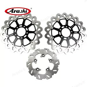 フロント & リアブレーキロータースズキ GSXR1000 GSX-R1000 GSX R1000 2001 2002 BCK Front & Rear Brake Rotors For Suzuki GSXR1000 GSX-R1000 GSX R1000 2001 2002 BCK 【並行輸入品】