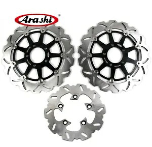 フロントリアブレーキローター スズキ GSXR750 GSX750R 1996 - 2003 1997 1998 99 BKW に適合 Front Rear Brake Rotors Fit Suzuki GSXR750 GSX750R 1996 - 2003 1997 1998 99 BKW 【並行輸入品】