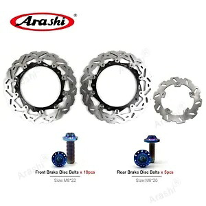 フロントリアブレーキローター & 取り付けボルトセット BMW S1000R 2014 - 2017 2015 BKB Front Rear Brake Rotors & Mounting Bolts Set For BMW S1000R 2014 - 2017 2015 BKB 【並行輸入品】｜カスタムパーツ WORLD倉庫