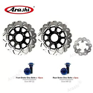 スズキ GSXR1000 2003 2004 フロントリアブレーキローターと取付ボルトネジ For Suzuki GSXR1000 2003 2004 Front Rear Brake Rotor and Mounting Bolts Screws 【並行輸入品】｜カスタムパーツ WORLD倉庫