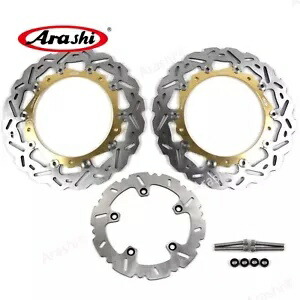 嵐 フロント & リア ブレーキ ディスク ローター BMW R1200GS アドベンチャー 2013 2014 G0D Arashi Front & Rear Brake Disc Rotors For BMW R1200GS ADVENTURE 2013 2014 G0D 【並行輸入品】