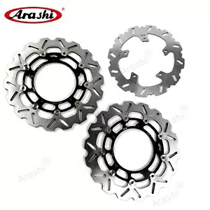 Yamaha Fazer 8 800 2010 - 2015 FZ8 ABS 2011-2015 フロントリアブレーキディスクローターに適合。 Fit Yamaha Fazer 8 800 2010 - 2015 FZ8 ABS 2011-2015 Front Rear Brake Disc Rotor 【並行輸入品】｜カスタムパーツ WORLD倉庫