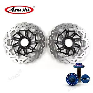 フロントブレーキローター & ボルトホンダ CRF1000L アフリカツイン ABS 2016 - 2019 18 BK Front Brake Rotors & Bolts For Honda CRF1000L AFRICA TWIN ABS 2016 - 2019 18 BK 【並行輸入品】