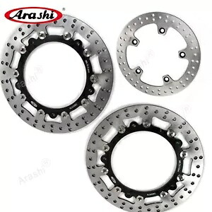 BMW R1200GS NON-ABS 2004 - 2012 2009 2010 嵐フロントリアブレーキディスクローター For BMW R1200GS NON-ABS 2004 - 2012 2009 2010 Arashi Front Rear Brake Disc Rotor 【並行輸入品】