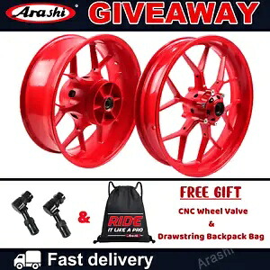 フロント & リアホイールリムホンダ CBR600RR 2007-2022 2021 2020 19 CBR 600RR レッド Front & Rear Wheel Rims For Honda CBR600RR 2007-2022 2021 2020 19 CBR 600RR Red 【並行輸入品】