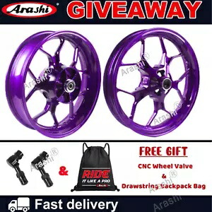 ヤマハ YZF R25 ABS 2018 2019 2020 YZF-R25 パープルフロントとリアホイールリム For Yamaha YZF R25 ABS 2018 2019 2020 YZF-R25 Purple Front and Rear Wheel Rim 【並行輸入品】