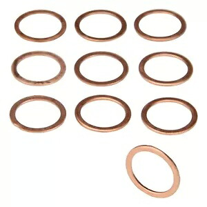 10 シールリング 14x18mm ガスケットオイルディスク Simson S51 S70 SR50 KR51 スワロー用 - 10 sealing rings 14x18mm gasket oil disc for Simson S51 S70 SR50 KR51 swallow - 【並行輸入品】|カスタムパーツ WORLD倉庫