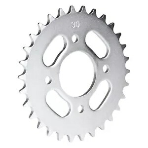 スプロケット 30 歯 415 タイプ 0268 シルバー ヘラクレス ジョギング HR MX P MF MP 2 4- Sprocket 30 Teeth 415 Type 0268 Silver for Hercules Jogging HR MX P MF MP 2 4-画像
