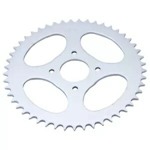 スプロケット 49 歯 415 タイプ 0268 シルバー ヘラクレス ジョギング HR MX P MF MP 2 4- Sprocket 49 Teeth 415 Type 0268 Silver for Hercules Jogging HR MX P MF MP 2 4-画像