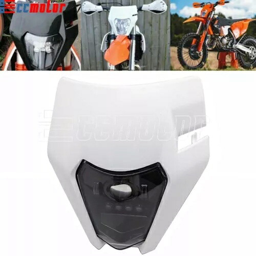 オートバイ LED ヘッドライトヘッドランプフェアリング EXC 250 450 530 SX XC XCW SXF XCF Motorcycle LED Headlight Headlamp Fairing For EXC 250 450 530 SX XC XCW SXF XCF 【並行輸入品】