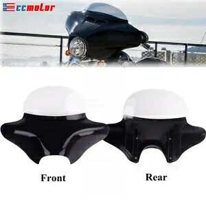 ハーレーツーリングロードキングFLHR FLHRC用取り外し可能なバットウィングフェアリングフロントガラス Detachable Batwing Fairing Windshield for Harley Touring Road King FLHR FLHRC 【並行輸入品】