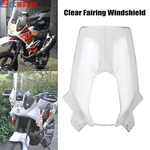 エンデューロ 690 690R バハ 790 890 アドベンチャー R フロントヘッドライトフェアリングフロントガラス For Enduro 690 690R Baja 790 890 Adventure-R Front Headlight Fairing Windshield 【並行輸入品】