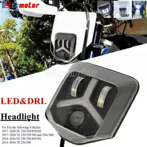 ダートバイク LED ヘッドライト FE 250 350 450 501 TE 150 250 300 エンデューロ 2014-2020 Dirt Bike LED Headlight For FE 250 350 450 501 TE 150 250 300 Enduro 2014-2020 【並行輸入品】
