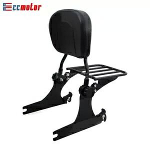 バックレスト シーシーバー 荷物ラック付き ハーレー スーパー グライド FXDC ストリート ボブ FXDB 用 Backrest Sissy Bar W/ Luggage Rack For Harley Super Glide FXDC Street Bob FXDB 【並行輸入品】