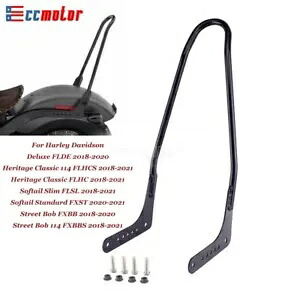 リアシーシーバー助手席バックレストキットハーレーソフテイルスタンダードFXST 2020 2021用 Rear Sissy Bar Passenger Backrest Kit For Harley Softail Standard FXST 2020 2021 【並行輸入品】