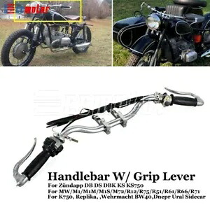 クロームハンドルバーグリップレバーケーブル Replika Wehrmacht BW40 Dnepr Ural サイドカー用 Chrome Handlebar Grip Lever Cable for Replika Wehrmacht BW40 Dnepr Ural Sidecar 【並行輸入品】