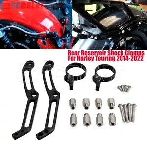 ハーレーツーリングストリートエレクトラグライドFLHT FLHX用リアショックリザーバーマウントキット Rear Shock Reservoir Mount Kit For Harley Touring Street Electra Glide FLHT FLHX 【並行輸入品】｜カスタムパーツ WORLD倉庫