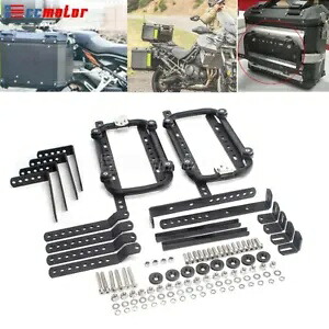 取り外し可能なラゲッジサイドケースボックスラックリアキャリアブラケット取り付けユニバーサル Detachable Luggage Side Case Box Rack Rear Carrier Brackets Mounting Universal 【並行輸入品】｜カスタムパーツ WORLD倉庫