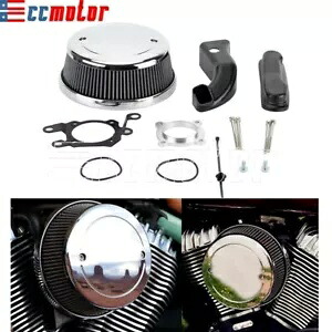 ハイフロークロームエアクリーナーインテークフィルター 2014-2021 インディアンチーフチーフテン用 High Flow Chrome Air Cleaner Intake Filter For 2014-2021 Indian Chief Chieftain 【並行輸入品】｜カスタムパーツ WORLD倉庫 59,895円