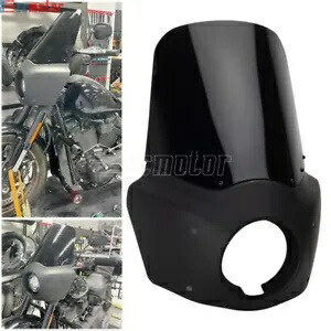 フロントヘッドライトアッパーフェアリング 15 インチフロントガラスハーレーダイナストリートボブ FXDB Front Headlight Upper Fairing 15 inch Windshield For Harley Dyna Street Bob FXDB 【並行輸入品】