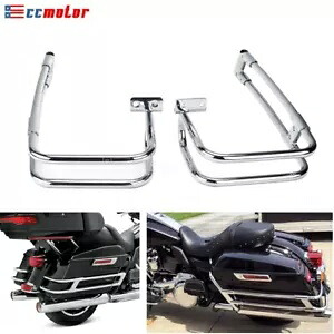 サドルバッグ サドルバッグ ガードレール ブラケット ハーレーツーリングエレクトラグライド 14+用 Saddlebags Saddle Bags Guard Rails Brackets For Harley Touring Electra Glide 14+ 【並行輸入品】