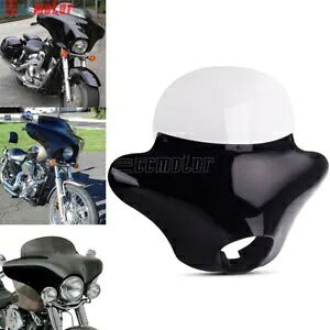 ハーレーダイナグライドFXDCスポーツスターXL1200用フロントフェアリングバットウィングフロントガラスキット Front Fairing Batwing Windshield Kit For Harley Dyna Glide FXDC Sportster XL1200 【並行輸入品】
