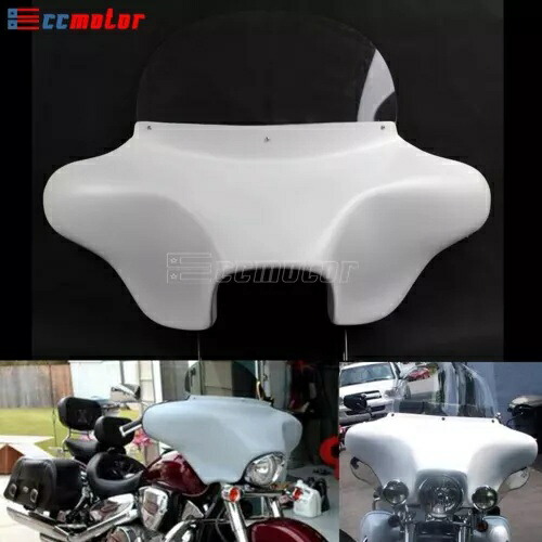 バットウィングフェアリング フロントガラス付き 6x9 スピーカーカットアウト ハーレーツーリングロードキング用 Batwing Fairing w/ Windshield 6x9 Speaker Cut Out For Harley Touring Road King 【並行輸入品】
