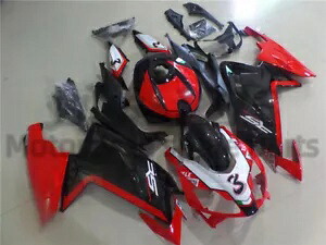 アプリリア RS125 2006-2011 赤白 ABS 射出ボディワークフェアリング J36 キットに適合 Fit For Aprilia RS125 2006-2011 red white ABS Injection Bodywork Fairing J36 kit 【並行輸入品】