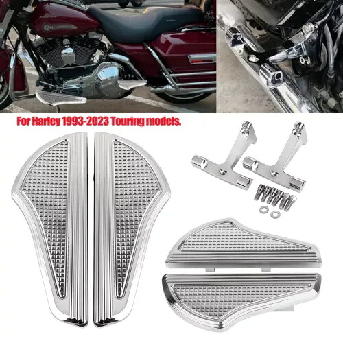 運転席助手席フロアボードフットペグマウントブラケットハーレーロードキング93-23用 Driver Passenger Floorboard Foot Pegs Mount Bracket For Harley Road King 93-23 【並行輸入品】|カスタムパーツ WORLD倉庫
