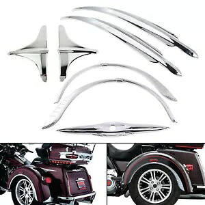 ハーレーストリートトライグライドウルトラFLHTUTG用リアフェンダーアクセントトランクラッチトリム Rear Fender Accent Trunk Latch Trim For Harley Street Tri Glide Ultra FLHTUTG 【並行輸入品】