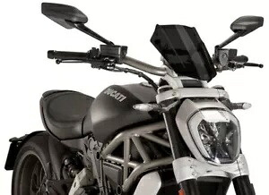 Puig 新世代調節可能なスポーツ ウインドスクリーン 8921F ドゥカティ X ディアベル 2016-2024 D スモーク Puig New Gen Adjustable Sport Windscreen 8921F Ducati X Diavel 2016-2024 D SMOKE 【並行輸入品】｜カスタムパーツ WORLD倉庫