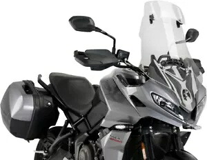 Puig ツーリング ウィンドスクリーン バイザー付き 21403H トライアンフ タイガー スポーツ 660 2022-2024 L スモーク Puig Touring Windscreen w Visor 21403H Triumph Tiger Sport 660 2022-2024 L SMOKE 【並行輸入品】
