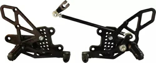 Vortex Racing V2 リアセット ホンダ CBR1000RR 2008-2016 - ブラック RS273K Vortex Racing V2 Rearsets Honda CBR1000RR 2008-2016 - Black RS273K 【並行輸入品】
