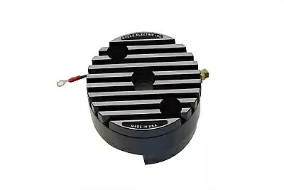 HARLEY 低出力 12 ボルト レギュレーター エンド カバー 1965-1969 FL、1965-1981 XL、に適合 HARLEY Low Output 12 Volt Regulator End Cover fits 1965-1969 FL, 1965-1981 XL, 【並行輸入品】