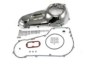 HARLEY クローム アウター プライマリー カバー キット 1989-1993 FXST、1989-1993 FLST、199 に適合 HARLEY Chrome Outer Primary Cover Kit fits 1989-1993 FXST, 1989-1993 FLST, 199 【並行輸入品】
