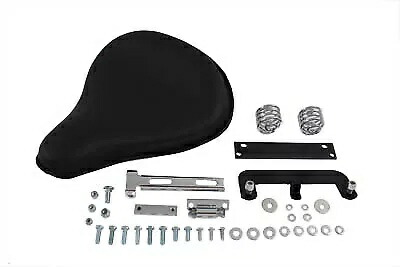 HARLEY ブラック レザー ソロ シート キット 1982-2003 XL に適合 HARLEY Black Leather Solo Seat Kit fits 1982-2003 XL, 【並行輸入品】