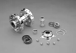 カスタム クローム フロントまたはリア スター ハブ ベアリング付き ハーレー FL ビッグツイン 1933-66 用 CUSTOM CHROME FRONT OR REAR STAR HUB w/ BEARINGS FOR HARLEY FL BIG TWINS 1933-66 【並行輸入品】 62,315円