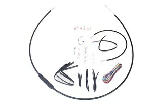 HARLEY 12 インチ-14 インチハンドルバーケーブルとブレーキラインキットは 2008-2013 FLHX に適合します。 HARLEY 12 inch-14 inch Handlebar Cable and Brake Line Kit fits 2008-2013 FLHX, 【並行輸入品】 64,130円