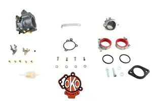 HARLEY OKO 47mm ショーティー キャブレター キット 1978-1984 FL、1978-1984 FX、1978-19 に適合 HARLEY OKO 47mm Shorty Carburetor Kit fits 1978-1984 FL, 1978-1984 FX, 1978-19 【並行輸入品】