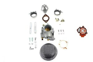 ハーレー 47mm OKO ショーティー キャブレター キット 合金 1966-1976 FL、1973-1976 FX、1 に適合 HARLEY 47mm OKO Shorty Carburetor Kit Alloy fits 1966-1976 FL, 1973-1976 FX, 1 【並行輸入品】