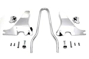 ハーレー 16 インチ シーシーバー キット クローム 2004-UP XL に適合 HARLEY 16 inch Sissy Bar Kit Chrome fits 2004-UP XL, 【並行輸入品】｜カスタムパーツ WORLD倉庫 62,920円