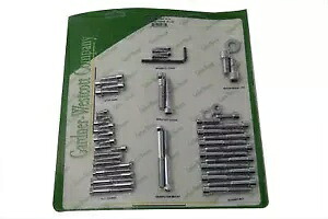 HARLEY アレン ファスナー セット クローム 1991-2003 XL に適合 HARLEY Allen Fastener Set Chrome fits 1991-2003 XL, 【並行輸入品】