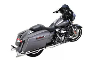 ハーレー M8 36 インチ ストレート フィッシュテール エキゾースト エクステンション セット クローム 2017-UP FL に適合 HARLEY M8 36 inch Straight Fishtail Exhaust Extension Set Chrome fits 2017-UP FL 【並行輸入品】