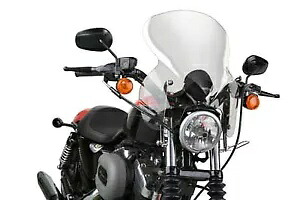 HARLEY Wave Q R フロントガラス ダークティント付き 2006-2011 XL、2007-2012 XL、20 に適合 HARLEY Wave Q R Windshield with Dark Tint fits 2006-2011 XL, 2007-2012 XL, 20 【並行輸入品】