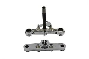 HARLEY クローム トリプル ツリー セットは 1986-1999 FLST に適合します。 HARLEY Chrome Triple Tree Set fits 1986-1999 FLST, 【並行輸入品】｜カスタムパーツ WORLD倉庫
